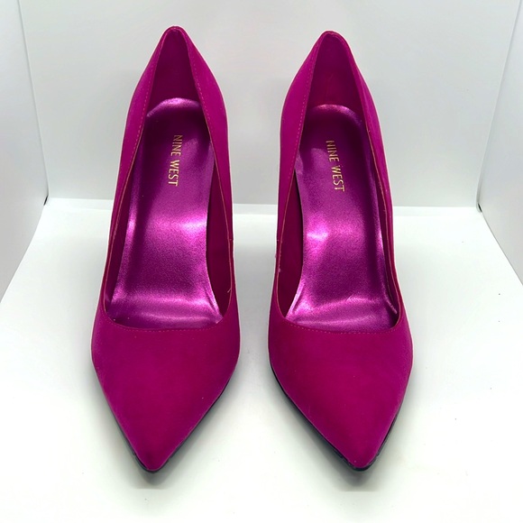 Sexy Purple High Heel Pumps By Nine West. Size 12. - Picture 7 of 8